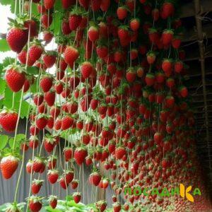 Клубника ампельная Анастасия купить по цене от 370р. в интернет-магазине «Посадика» с доставкой почтой в в Межгорьее и по всей России – [изображение №1].