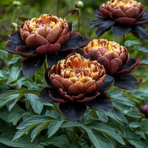 Пион Императорский Бал купить по цене от 419р. в интернет-магазине «Посадика» с доставкой почтой в в Межгорьее и по всей России – [изображение №1].