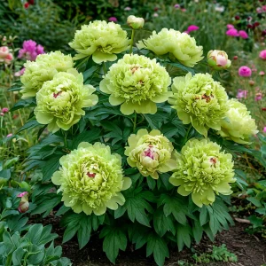 Пион Зеленые Бобы купить по цене от 610р. в интернет-магазине «Посадика» с доставкой почтой в в Межгорьее и по всей России – [изображение №1].