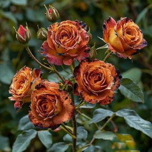 Роза плетистая Оранжевый Бриллиант купить по цене от 450р. в интернет-магазине «Посадика» с доставкой почтой в в Межгорьее и по всей России – [изображение №1].